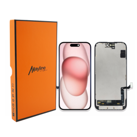 Ecran iPhone 15 (LTPS) - COF - FHD1080p - MaylineCare+ Garantie 12 Mois sans Conditions